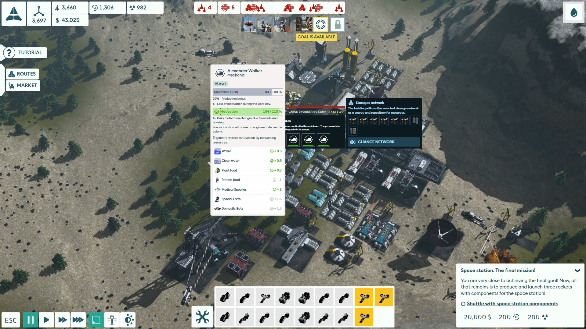 Oasis Mission: Colony Sim