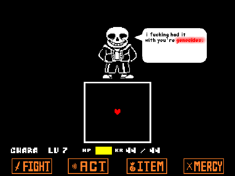 Undertale: Remembering the Genocides