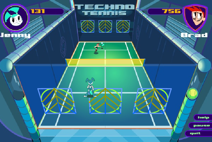 My Life as a Teenage Robot: Techno Tennis