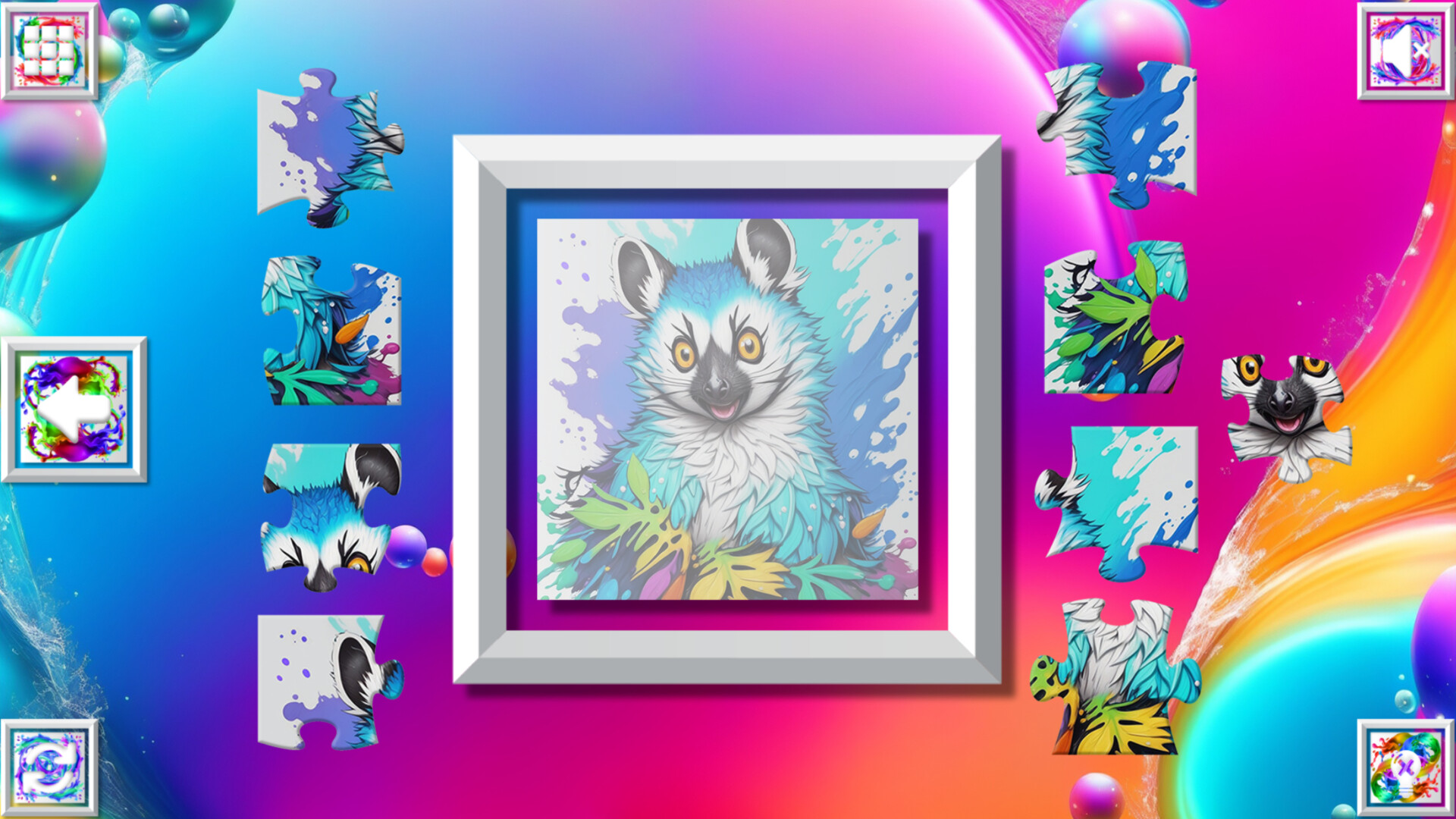 Color Splash: Monkeys