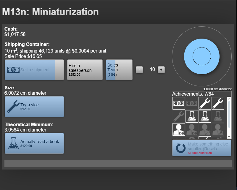 M13n: Miniaturization