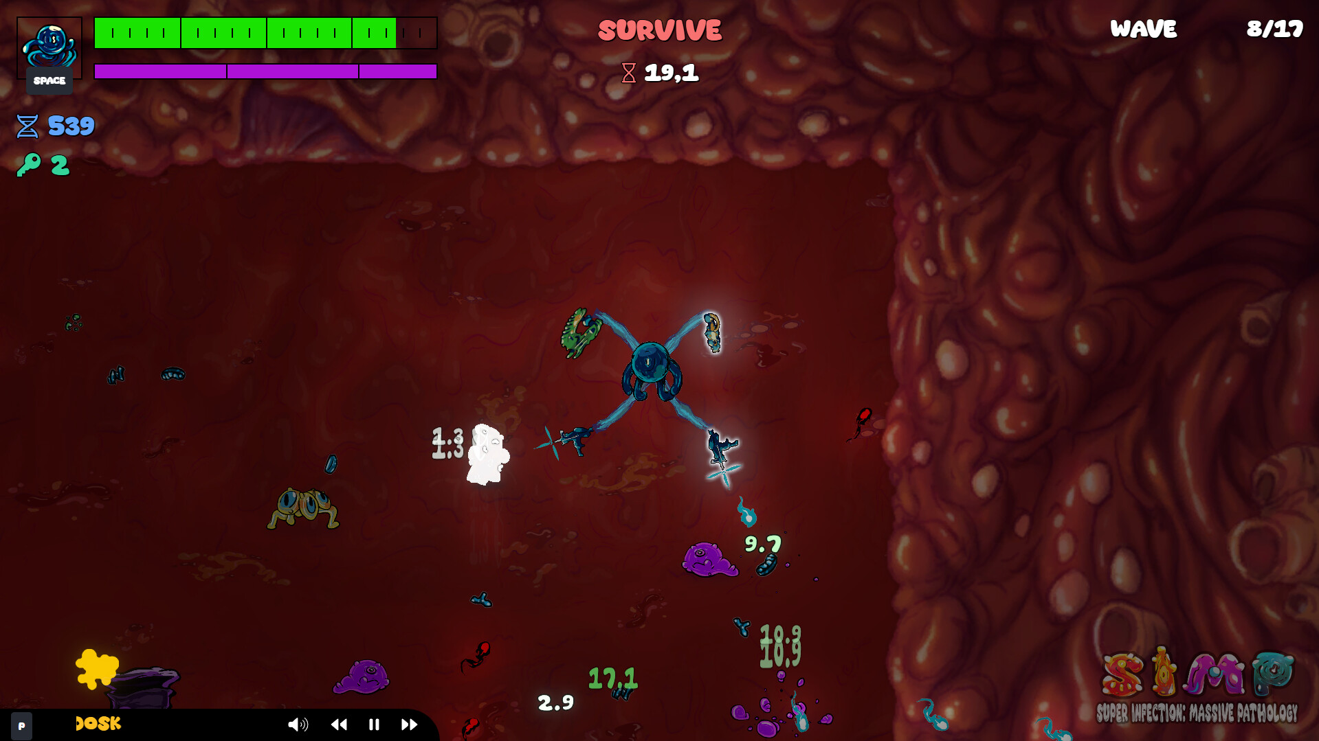 SIMP: Super Infection Massive Pathology