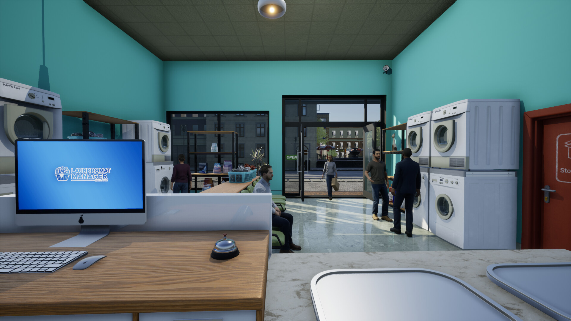 Laundromat Manager Simulator