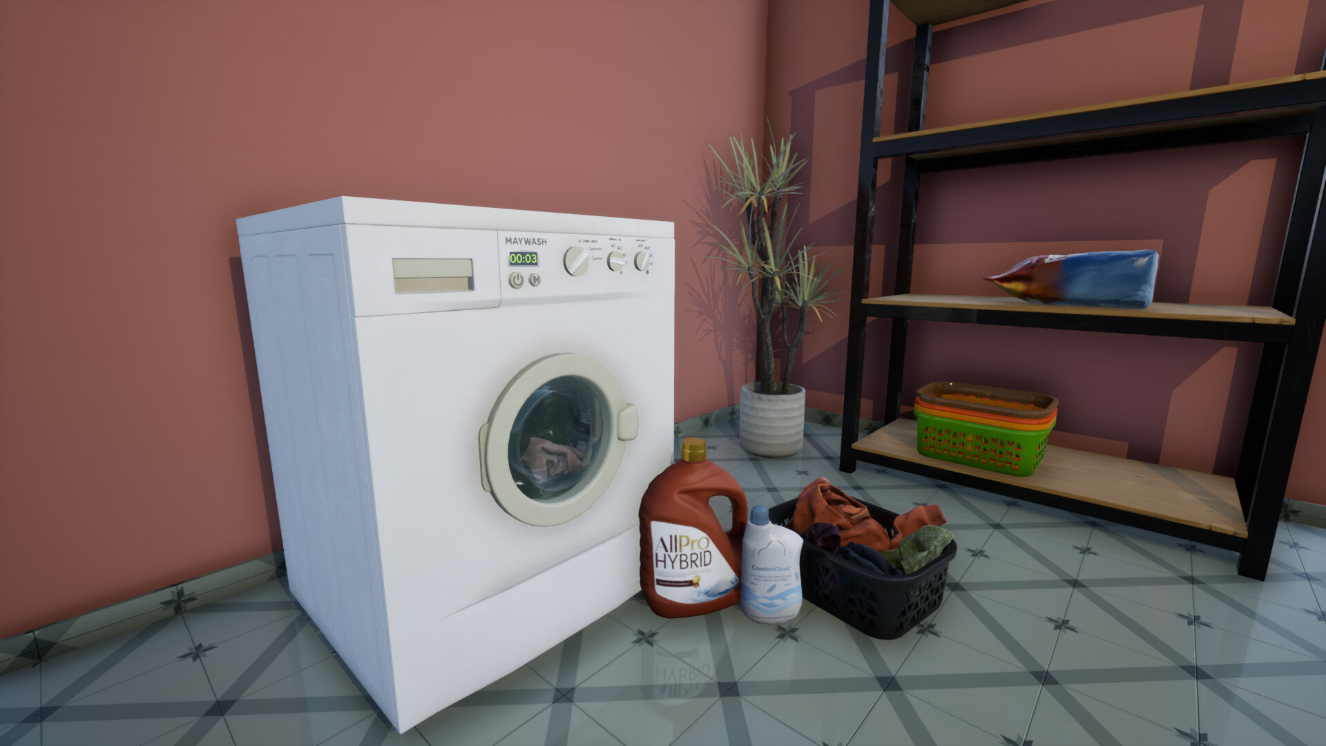 Laundromat Manager Simulator