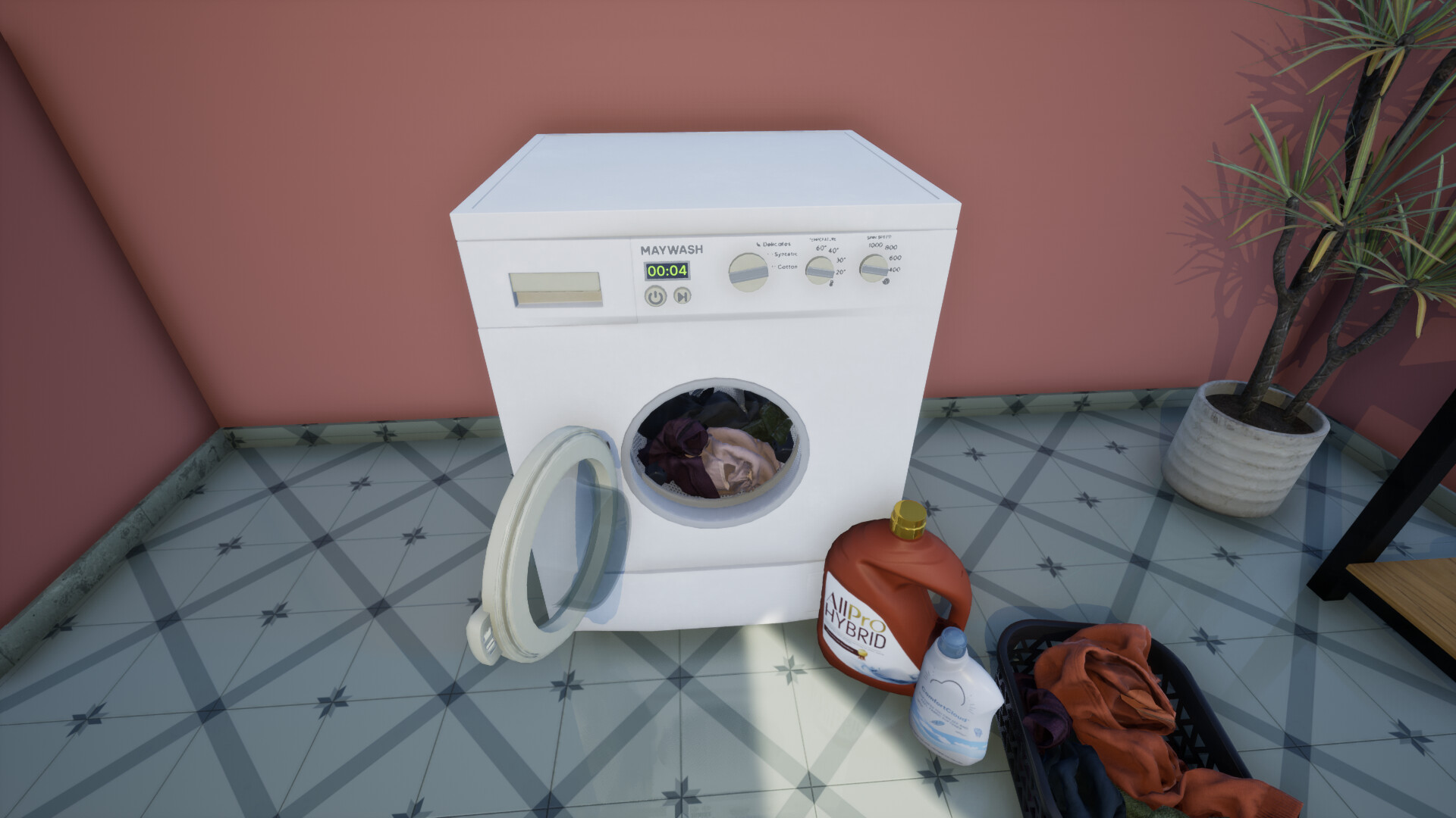 Laundromat Manager Simulator