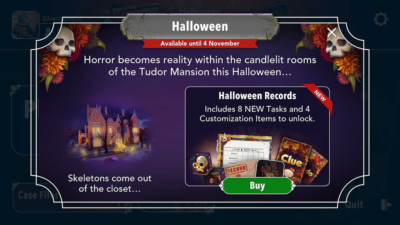 Clue/Cluedo: Halloween Records