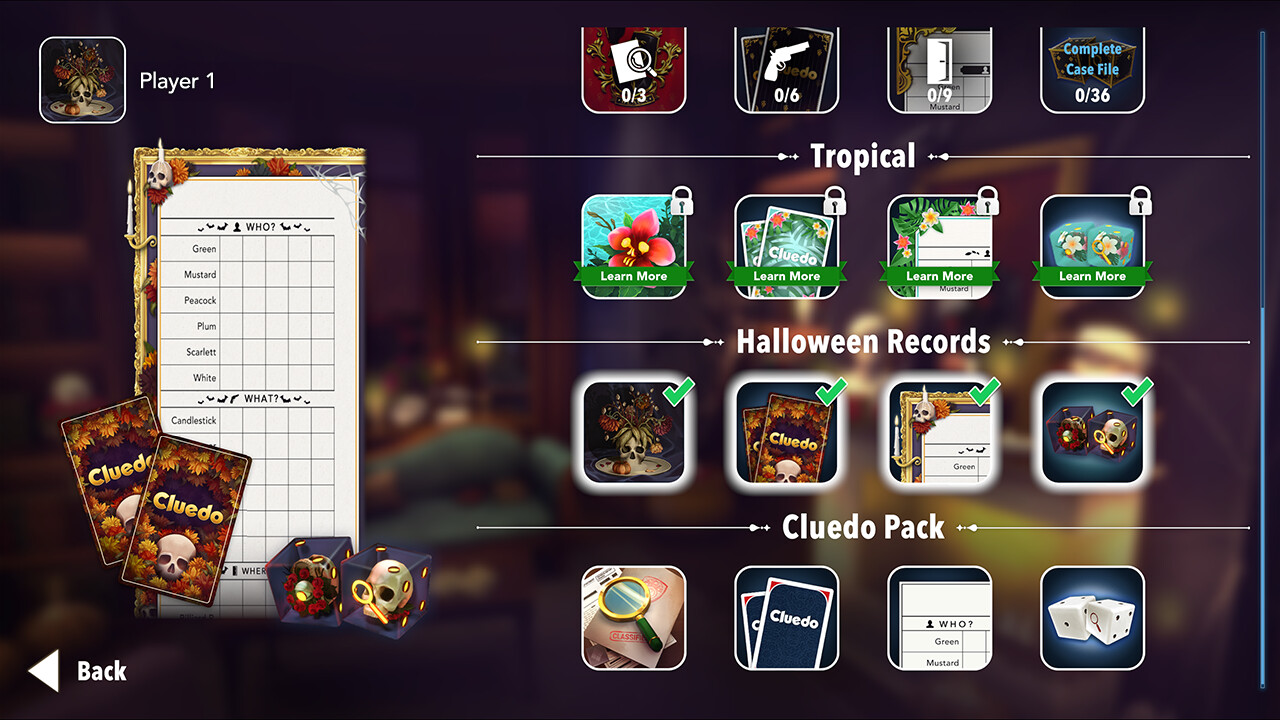 Clue/Cluedo: Halloween Records