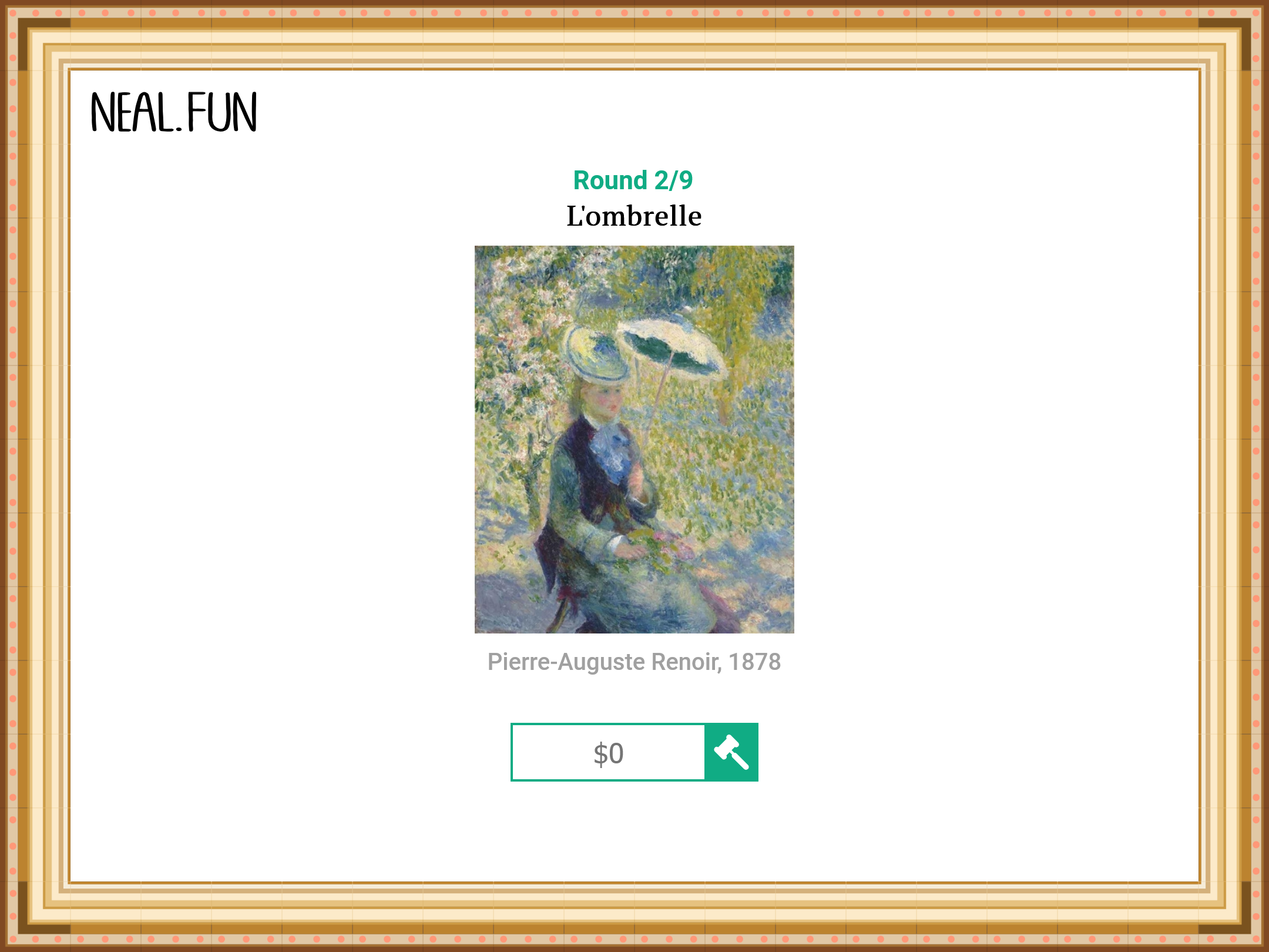The Auction Game