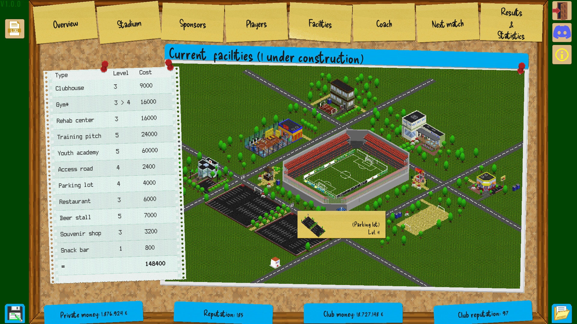 Boeckham’s Football Manager