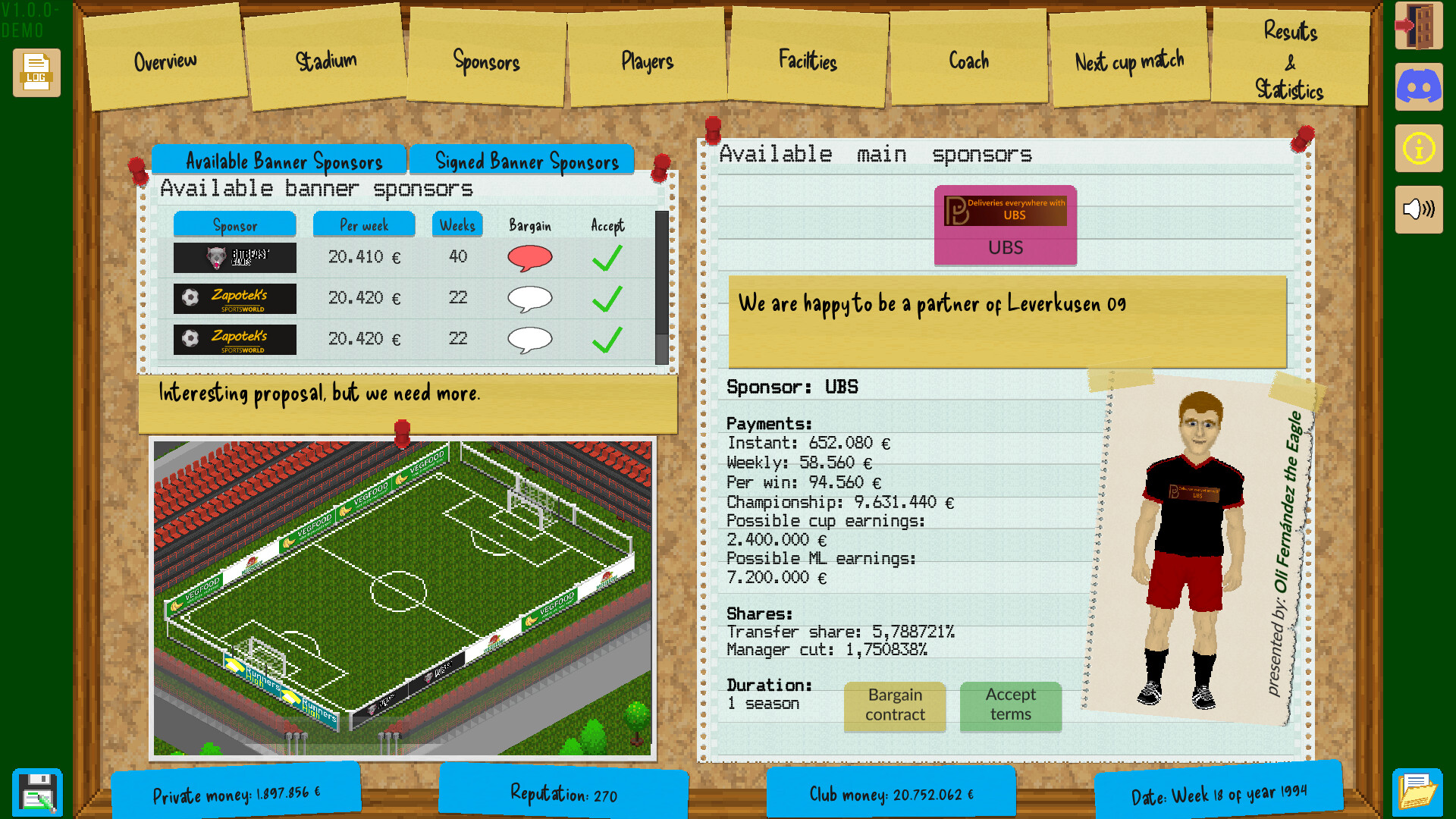 Boeckham’s Football Manager