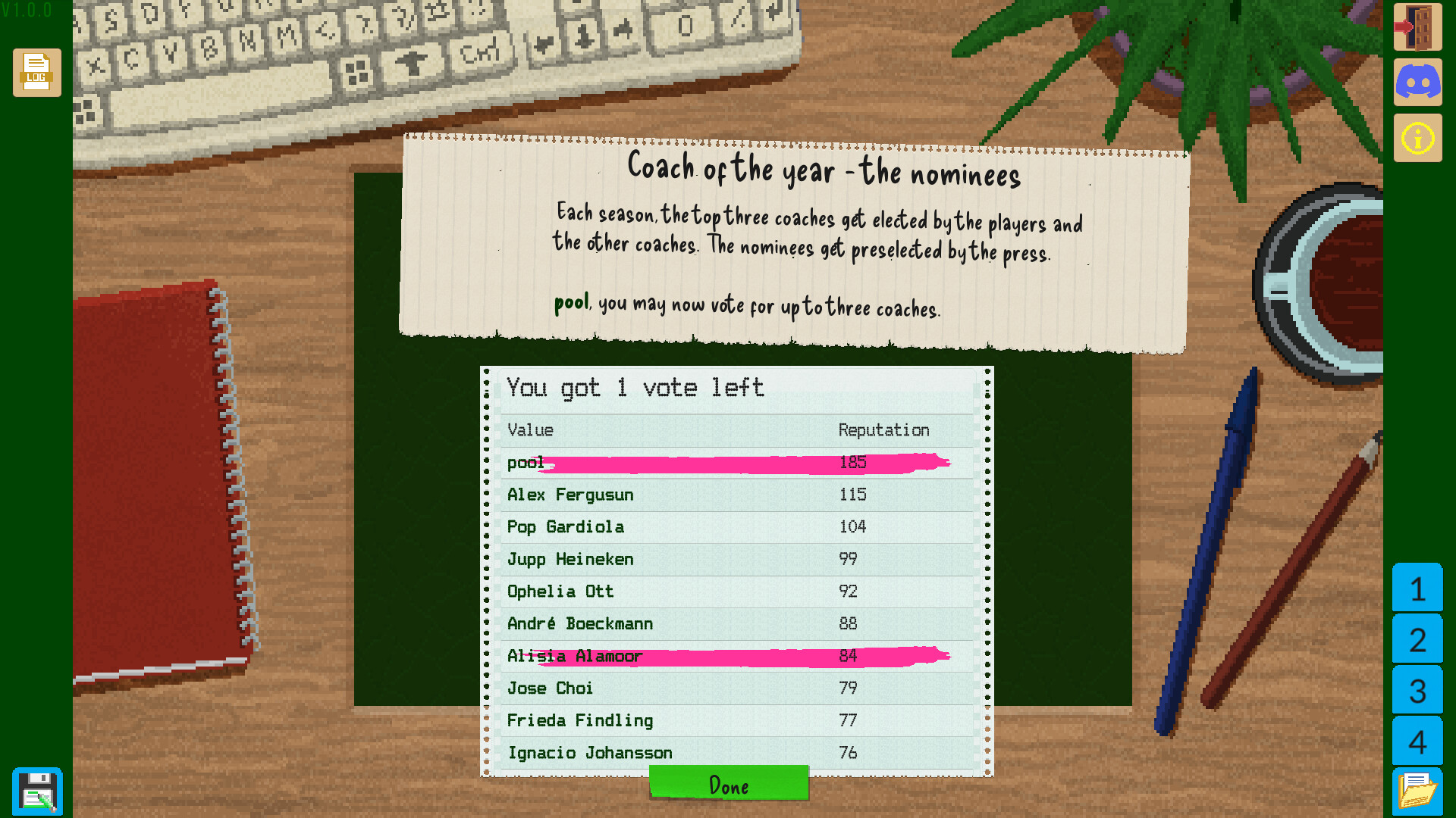 Boeckham’s Football Manager