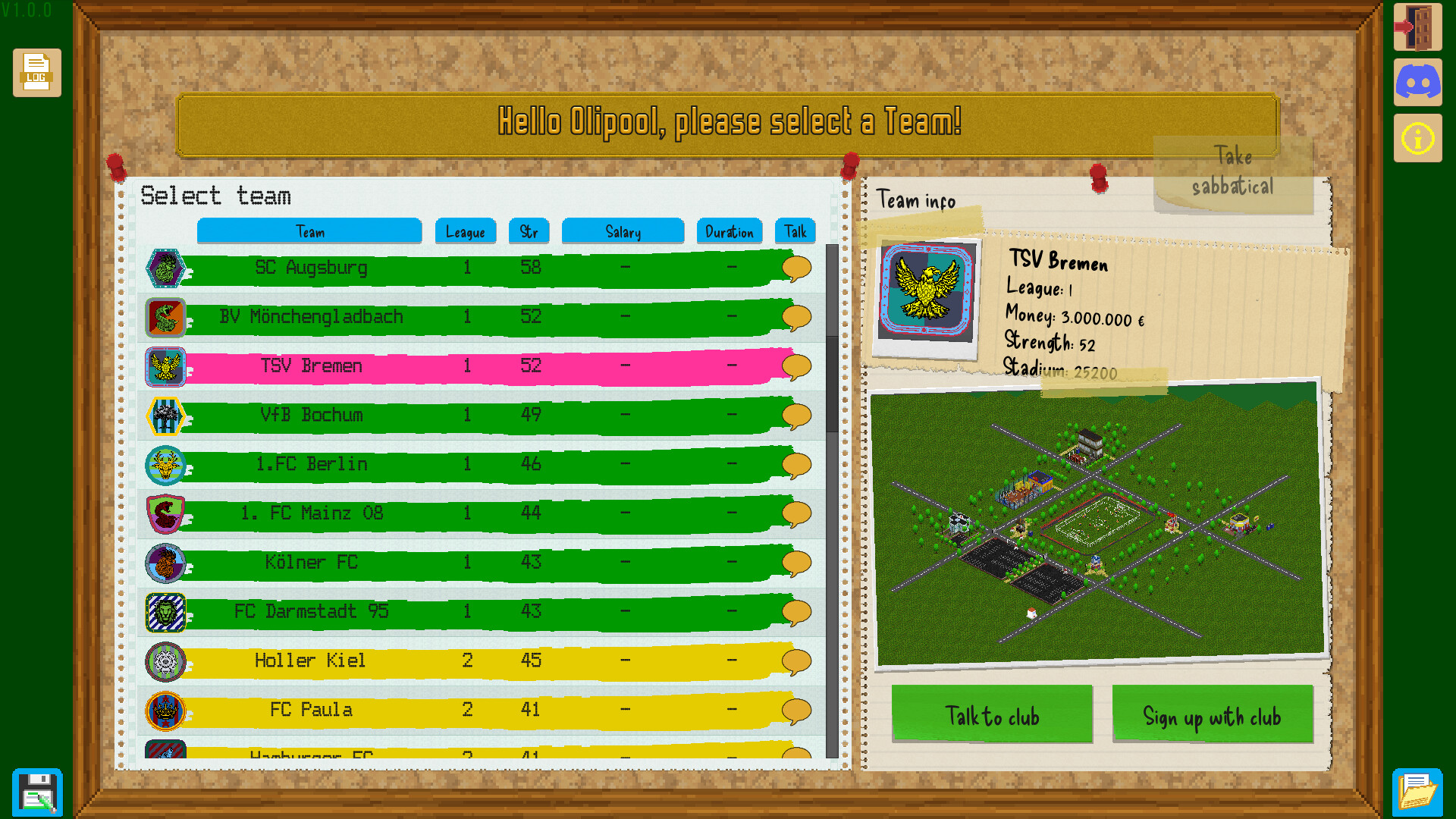 Boeckham’s Football Manager