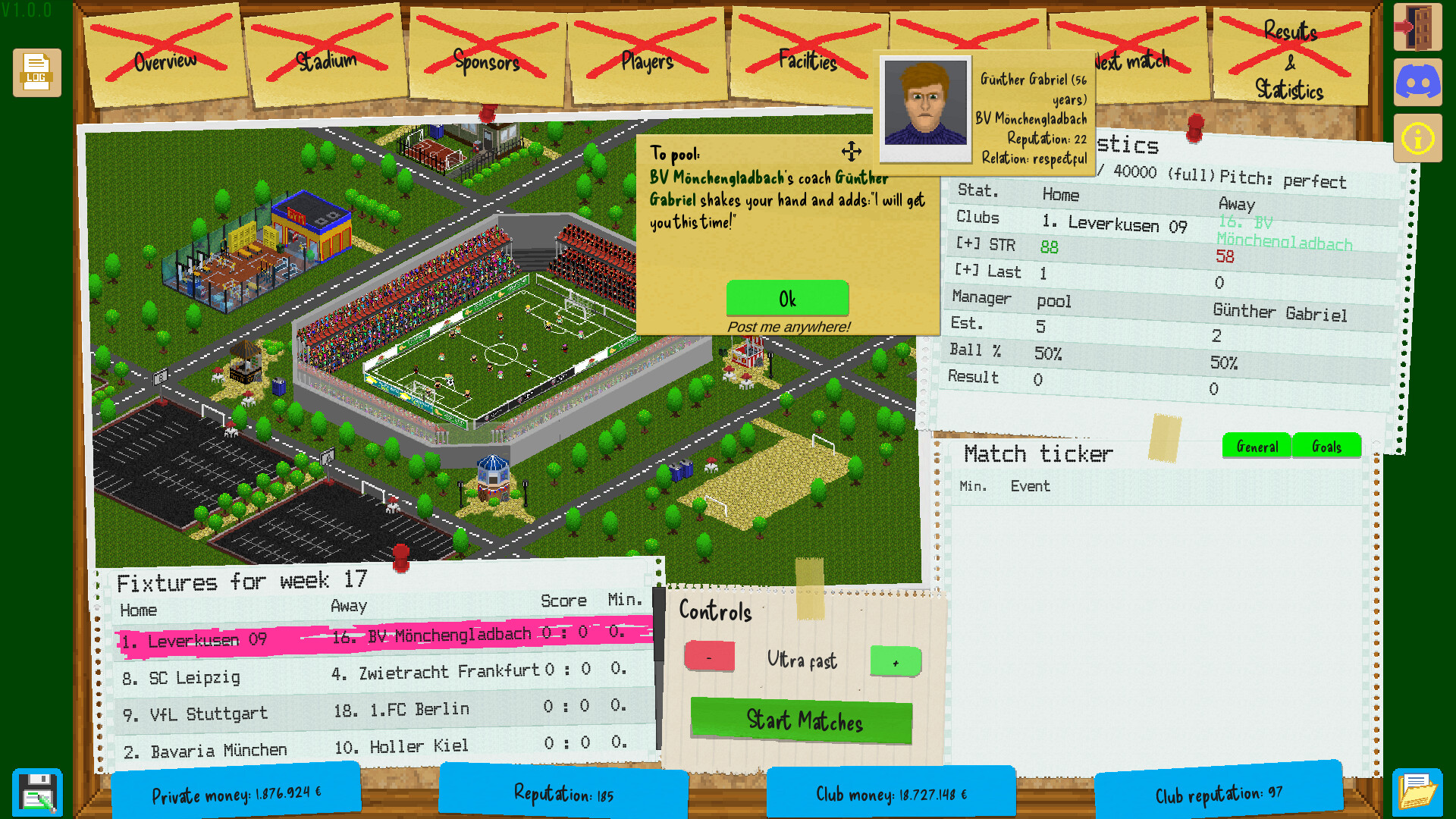 Boeckham’s Football Manager