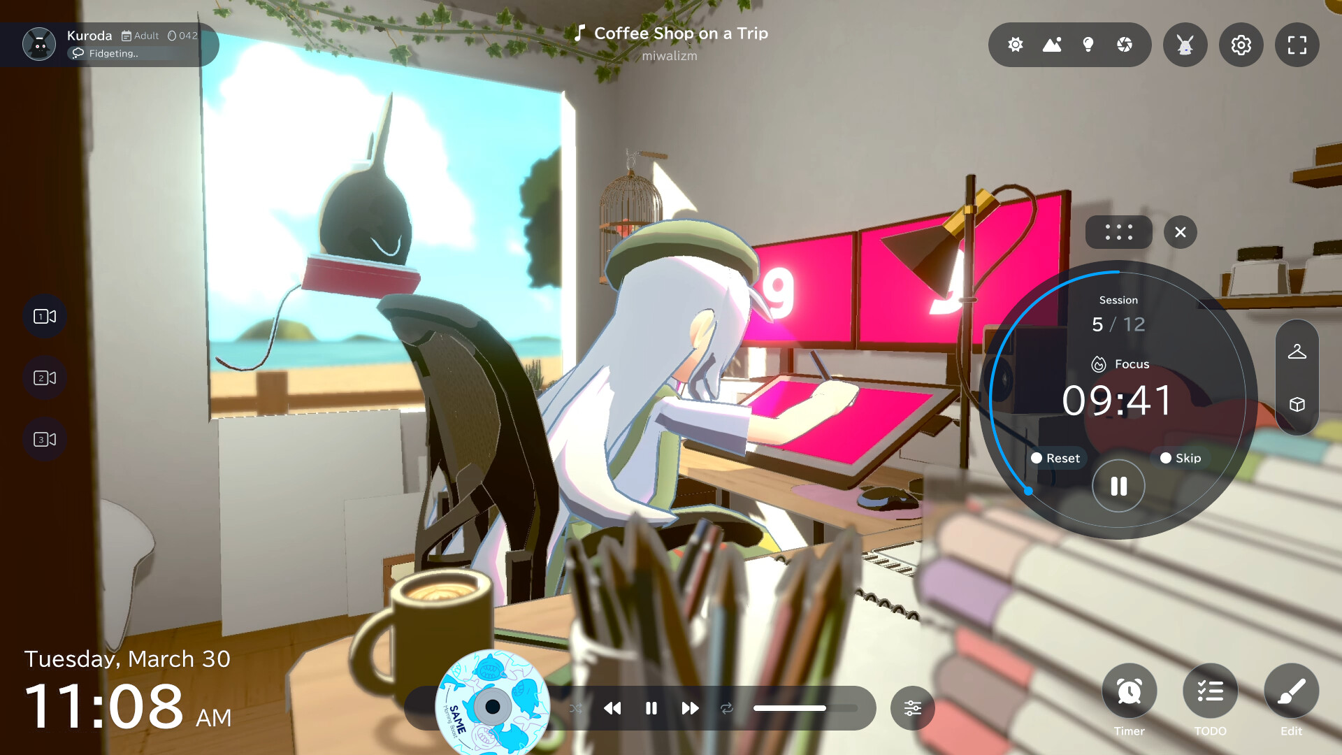 Gogh: Focus with Your Avatar