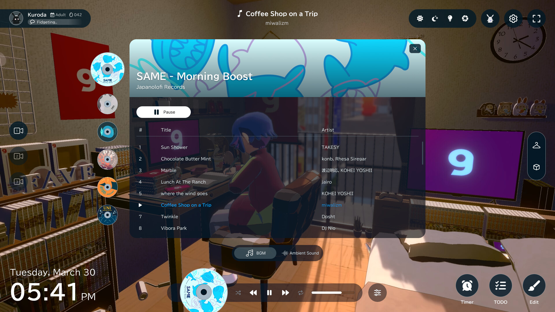 Gogh: Focus with Your Avatar