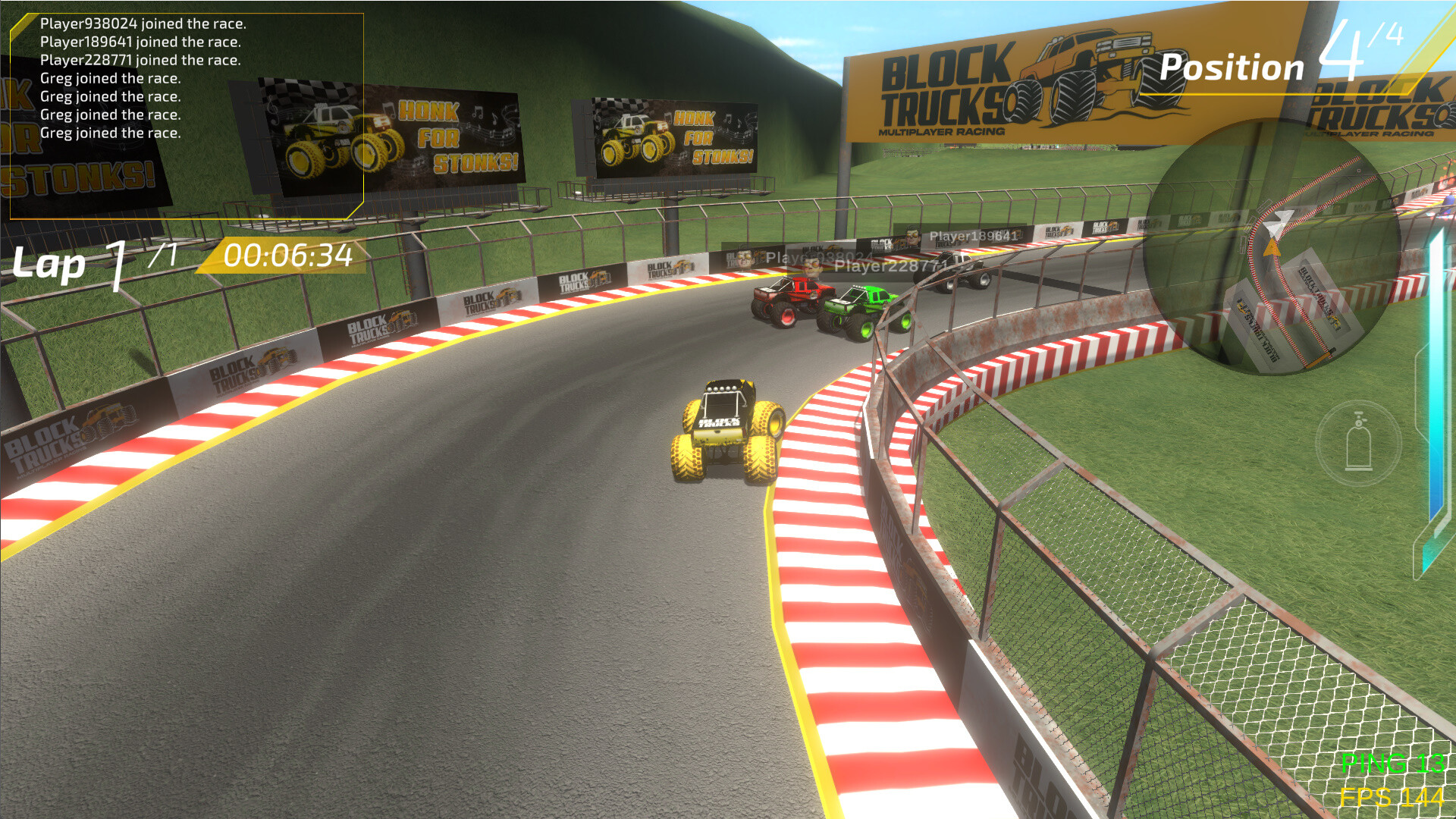 Block Trucks Multiplayer Racing