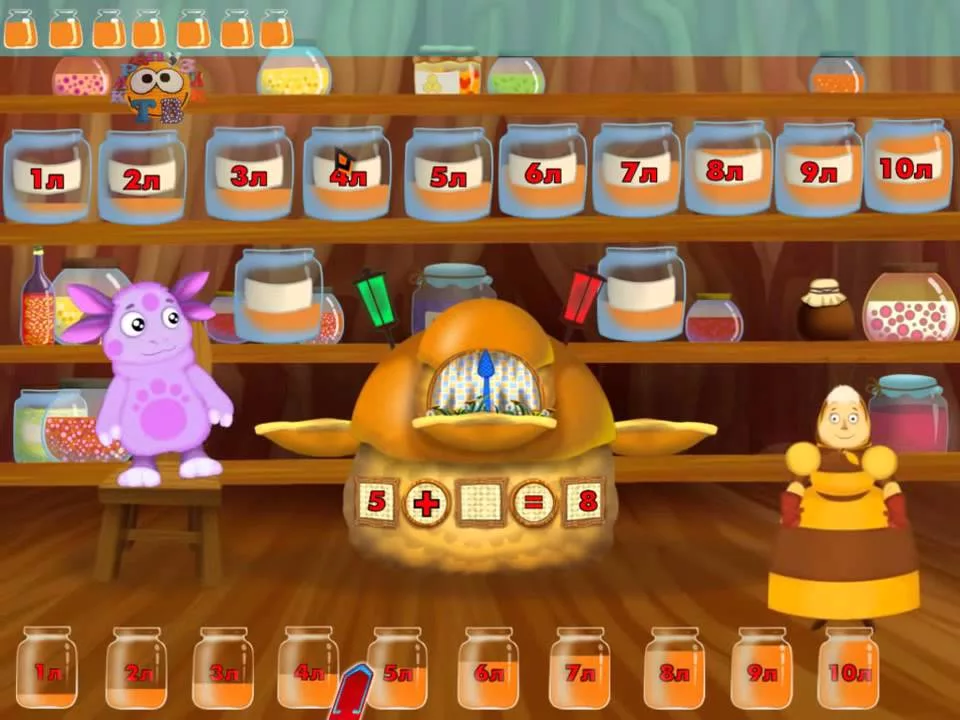 Luntik: Matematika dlya malishey