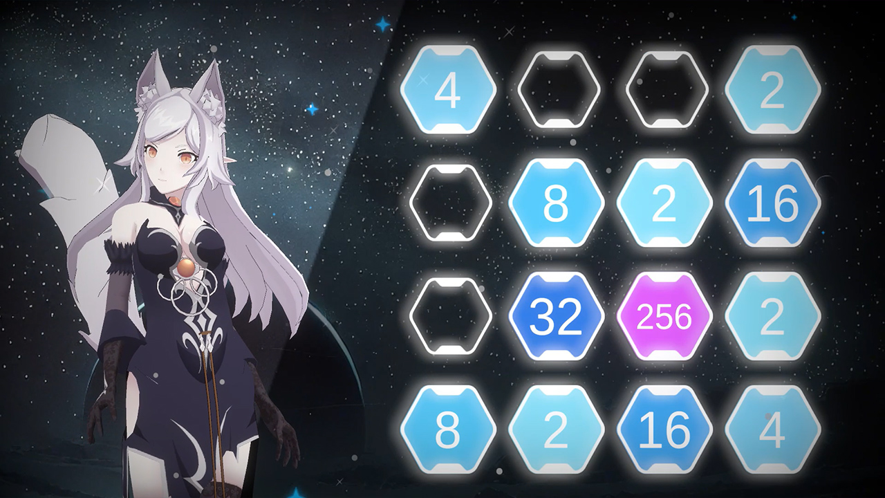 Battle Puzzle 2048: Space Girls