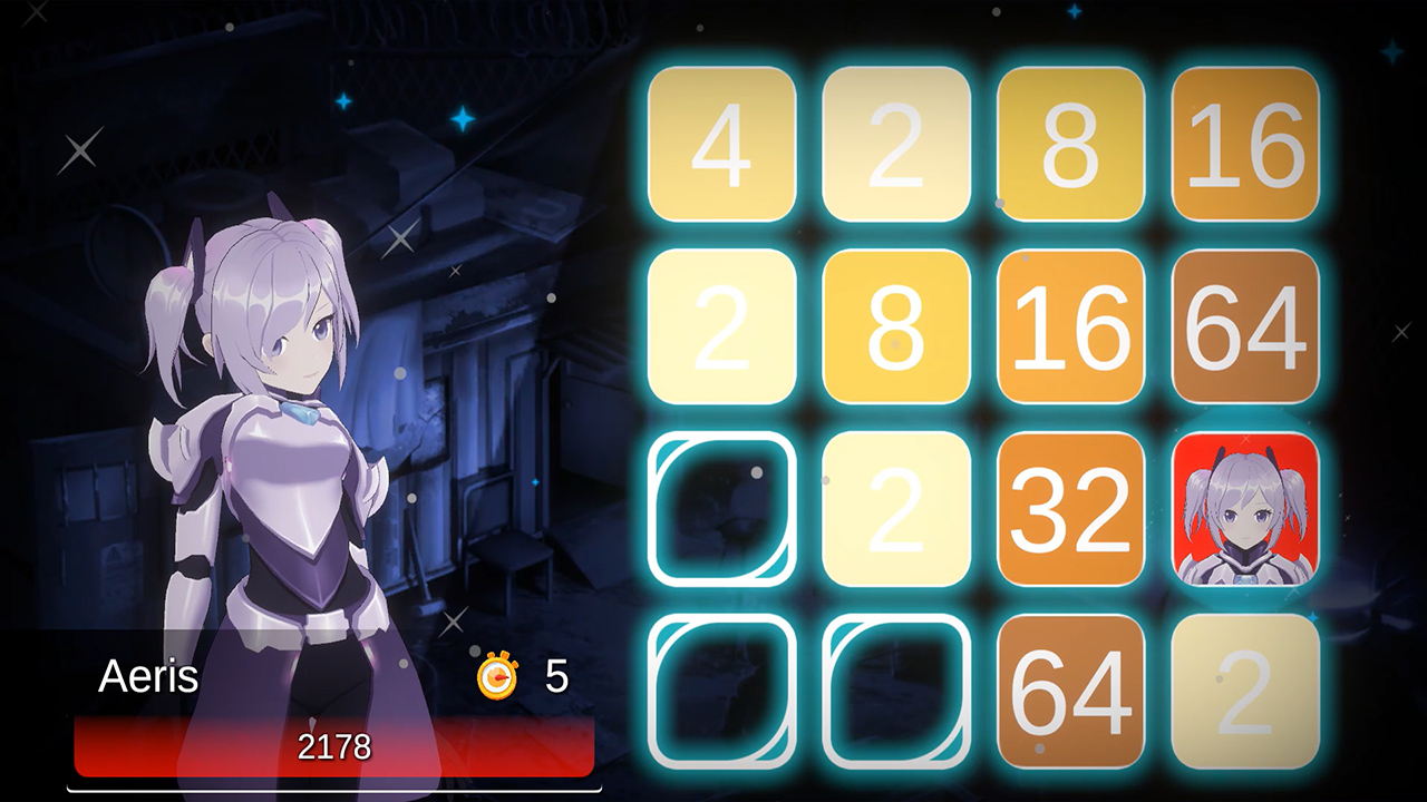Battle Puzzle 2048: Space Girls