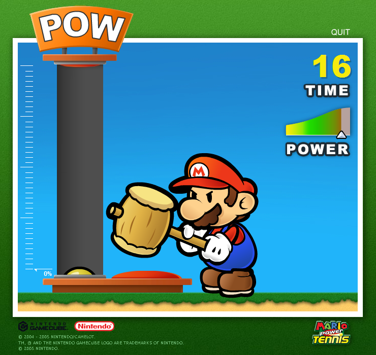 Mario Power Tennis: Hammer Power