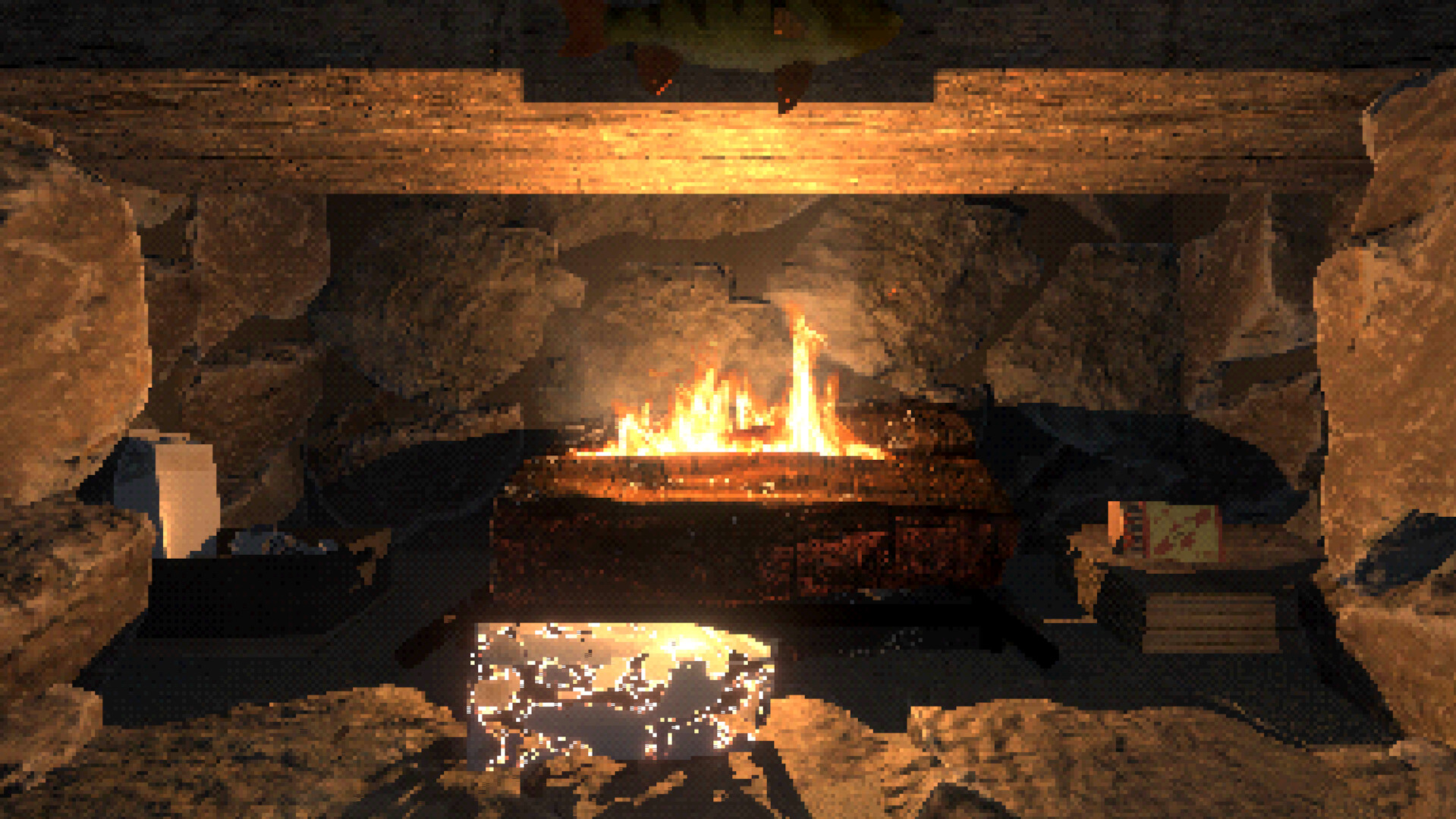Virtual Interactive Fireplace