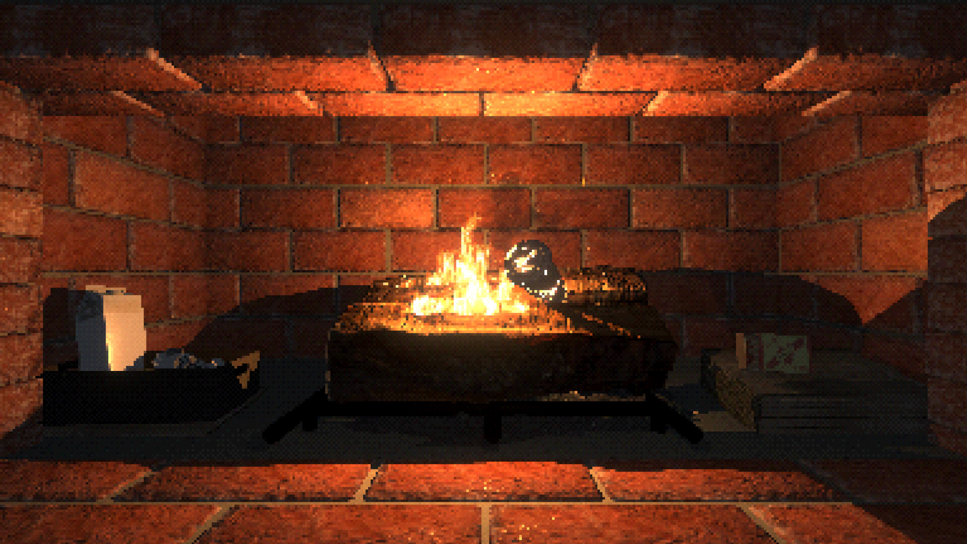Virtual Interactive Fireplace