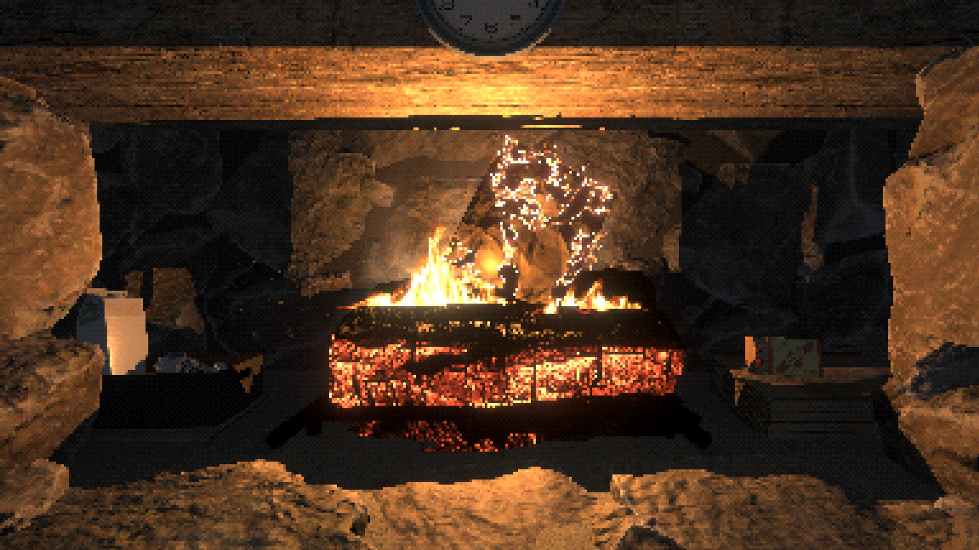 Virtual Interactive Fireplace