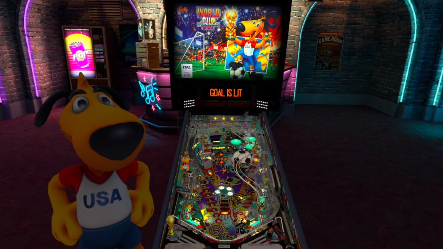 Pinball FX VR: Williams Pinball – World Cup Soccer