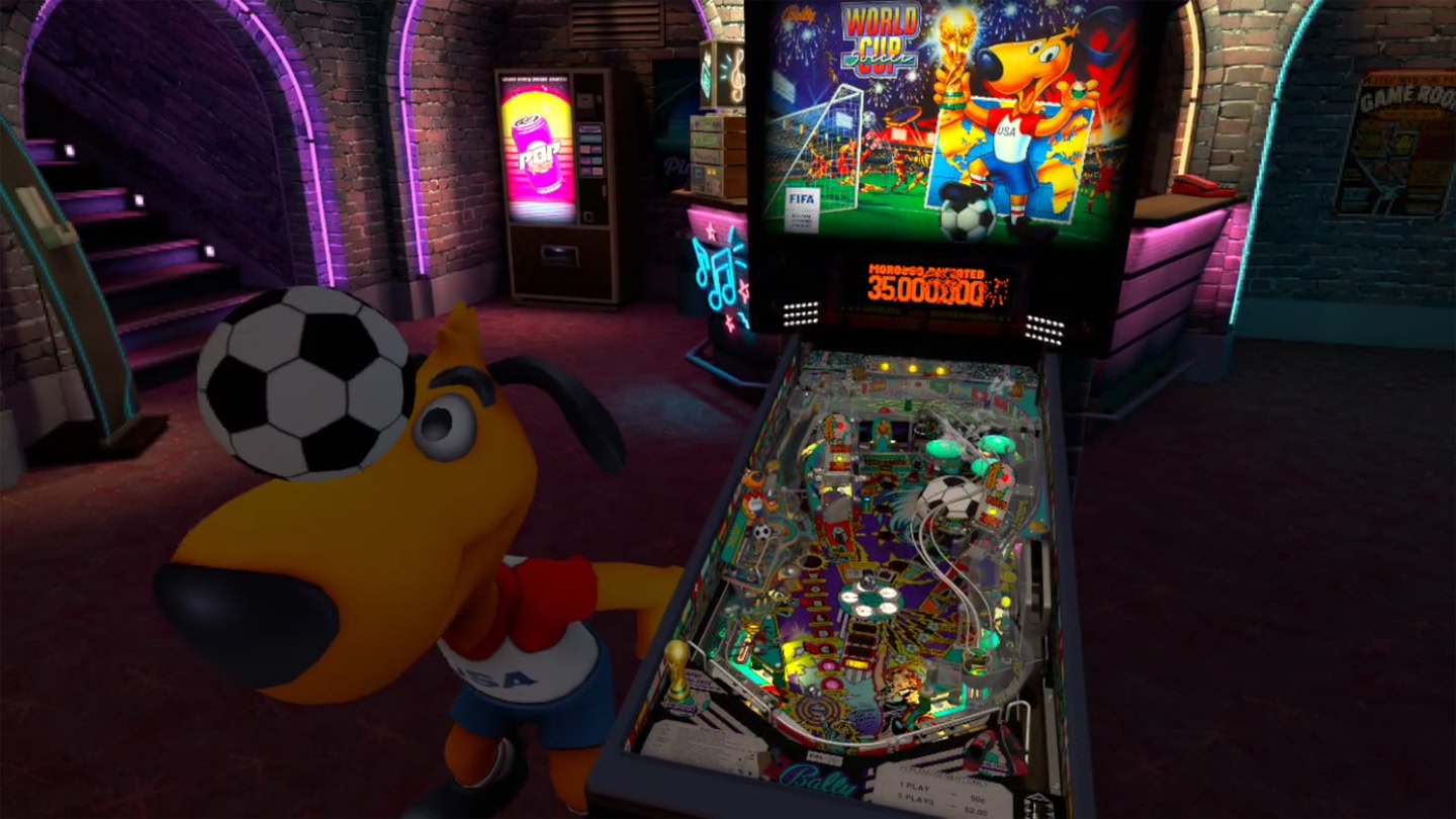 Pinball FX VR: Williams Pinball – World Cup Soccer