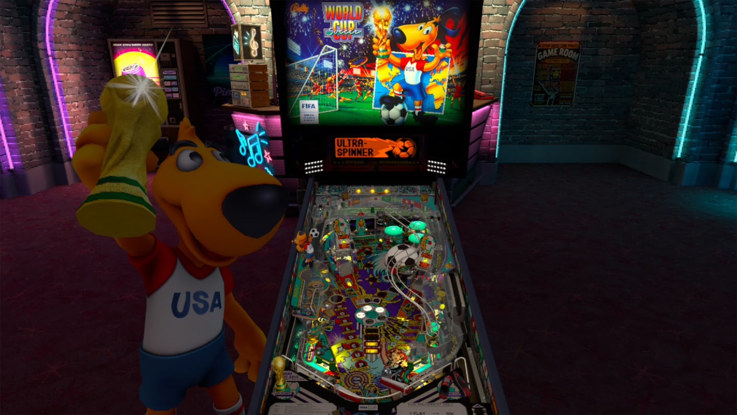 Pinball FX VR: Williams Pinball – World Cup Soccer