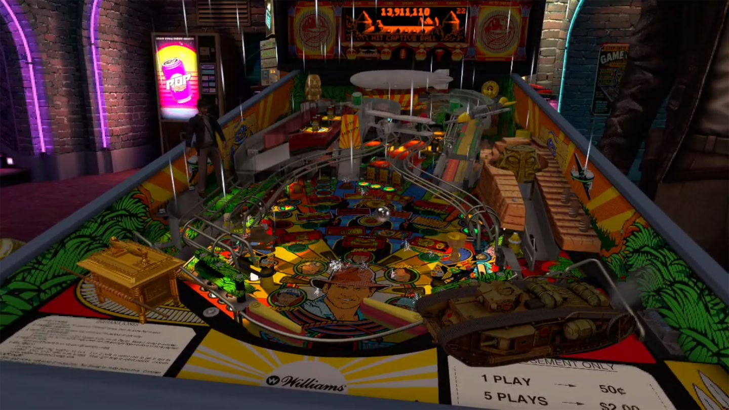 Pinball FX VR: Indiana Jones – The Pinball Adventure
