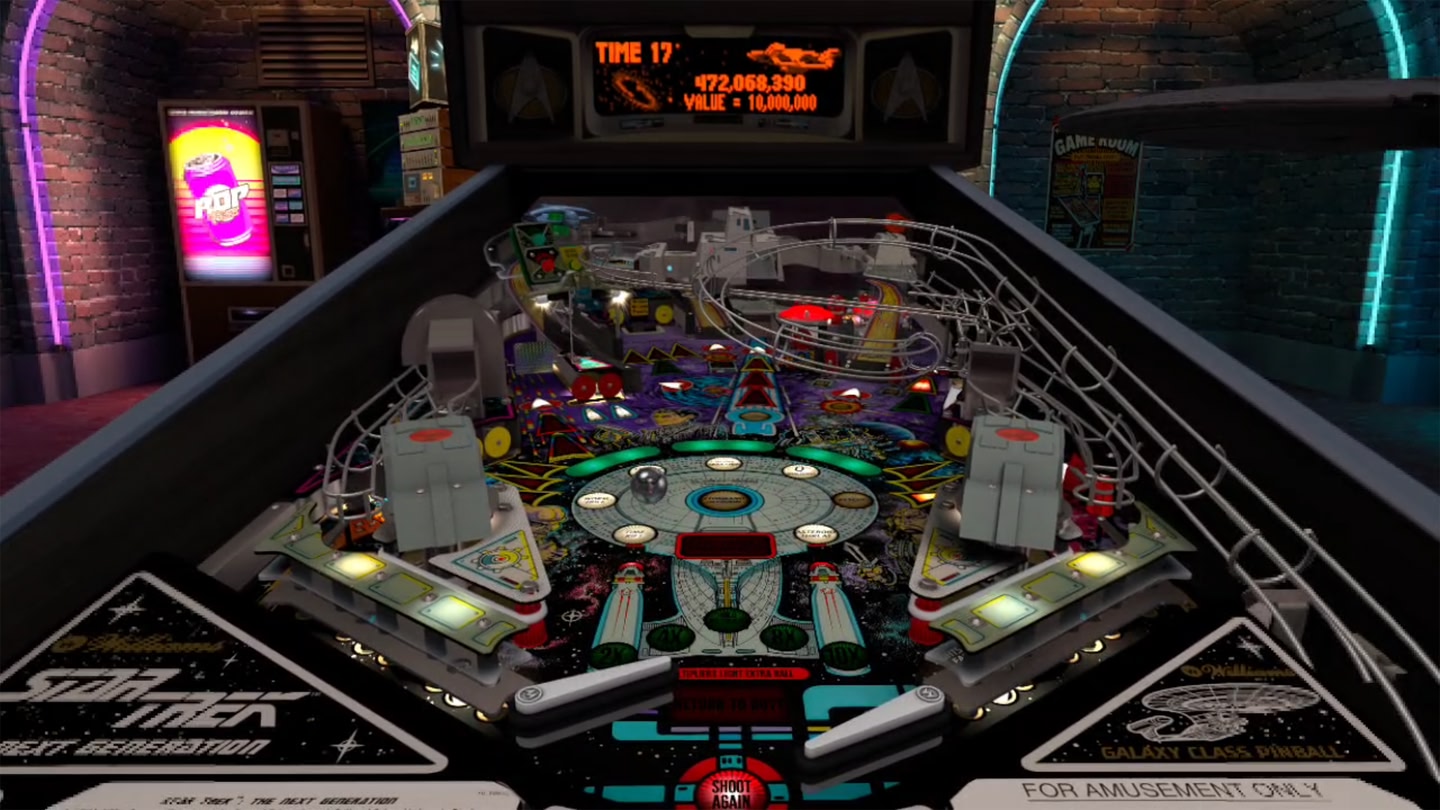 Pinball FX VR: Williams Pinball – Star Trek: The Next Generation