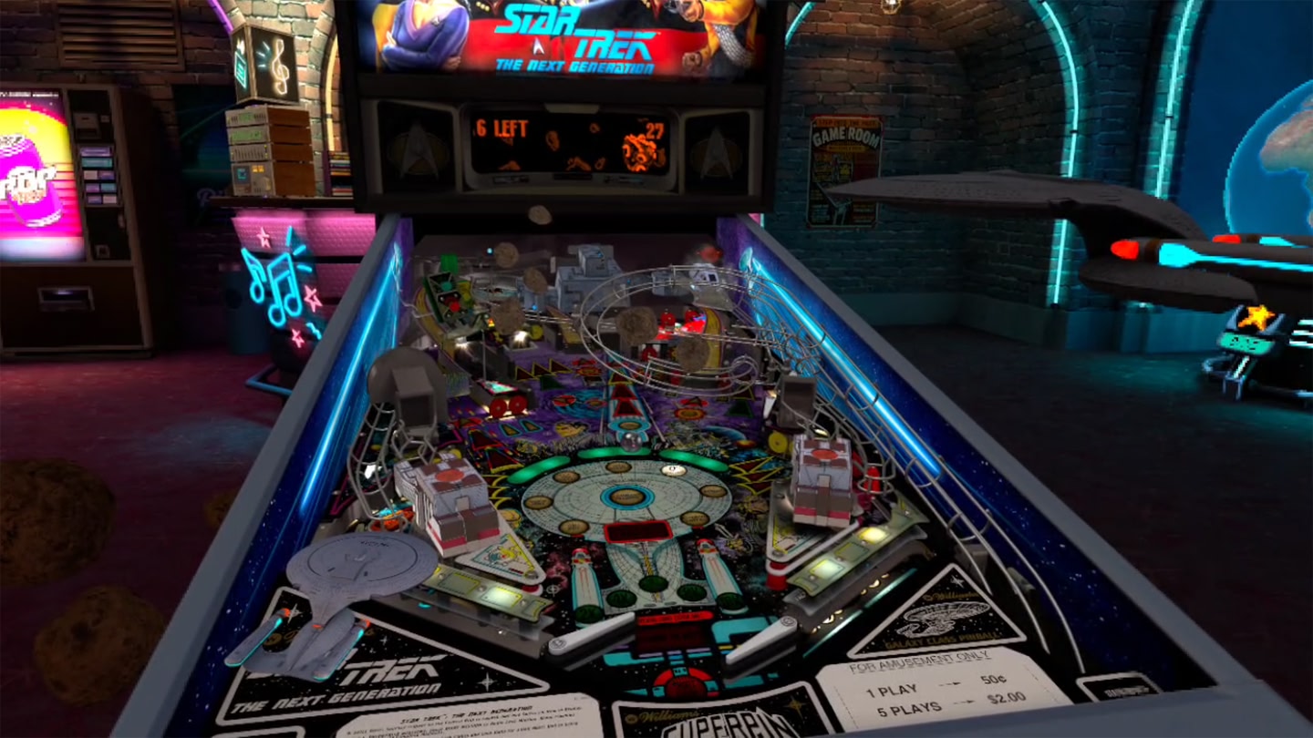 Pinball FX VR: Williams Pinball – Star Trek: The Next Generation