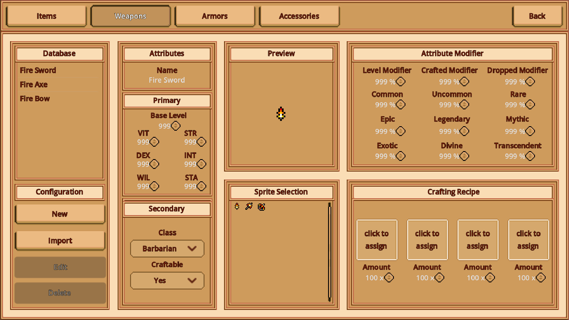Fantasy World Manager