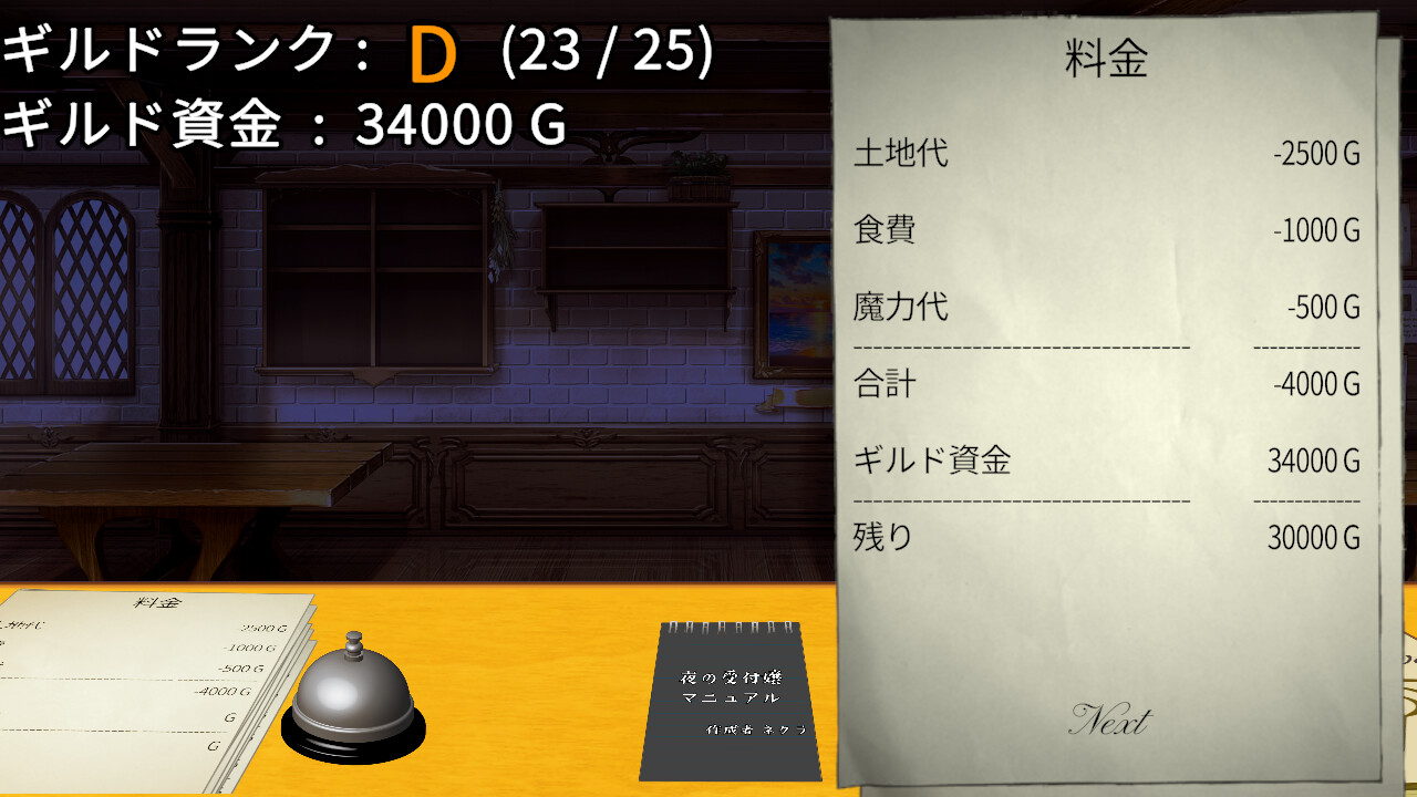 Guild Receptionist: Good Luck
