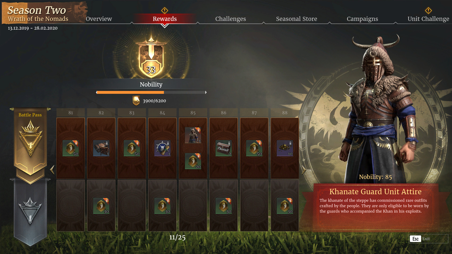 Conqueror’s Blade: Season II – Wrath of the Nomads