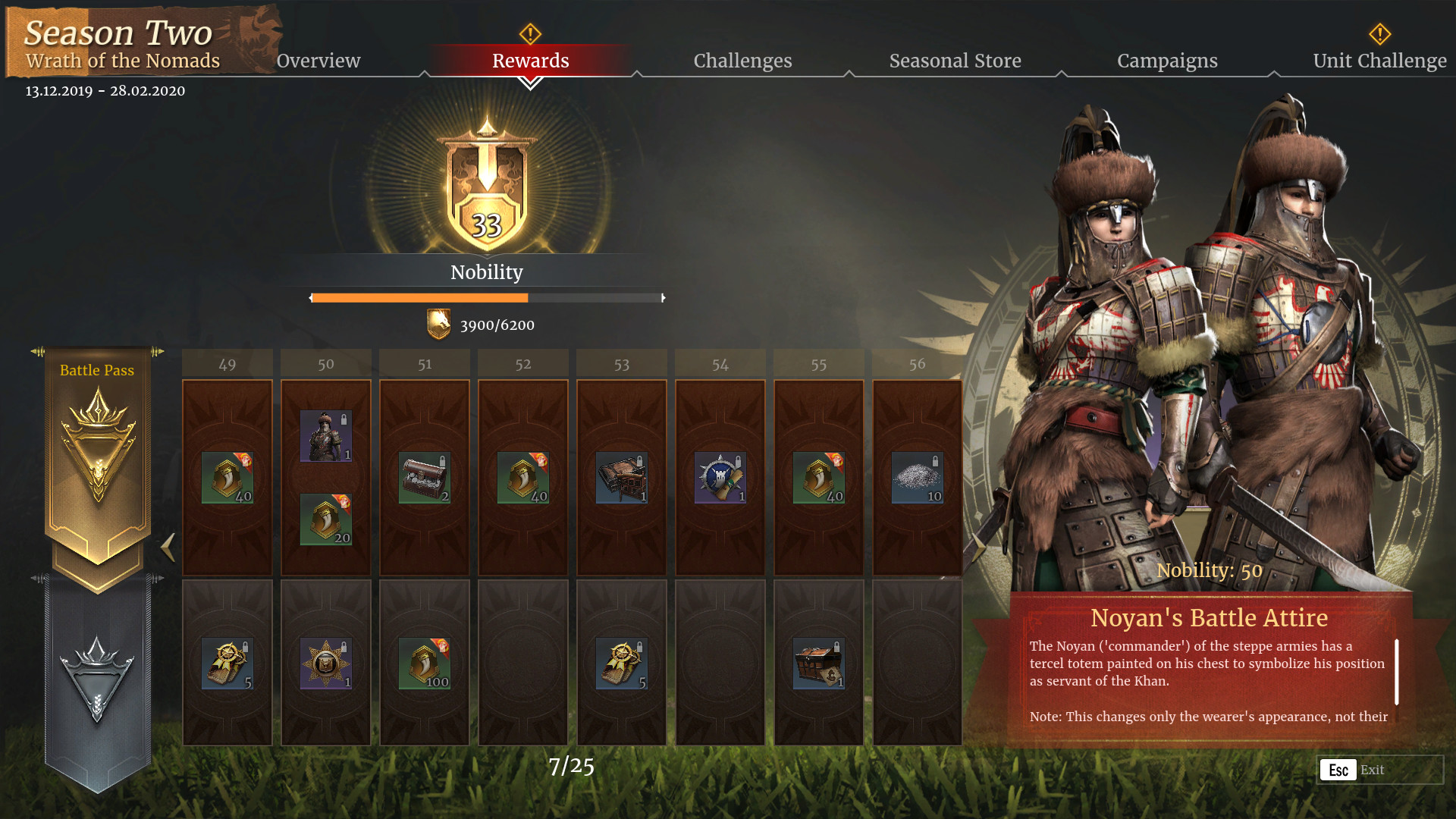 Conqueror’s Blade: Season II – Wrath of the Nomads