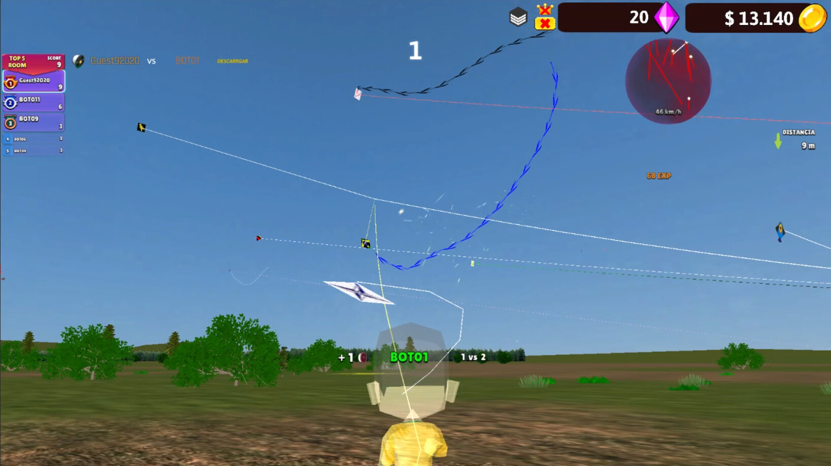 CS Diamantes Pipas: Kite Game