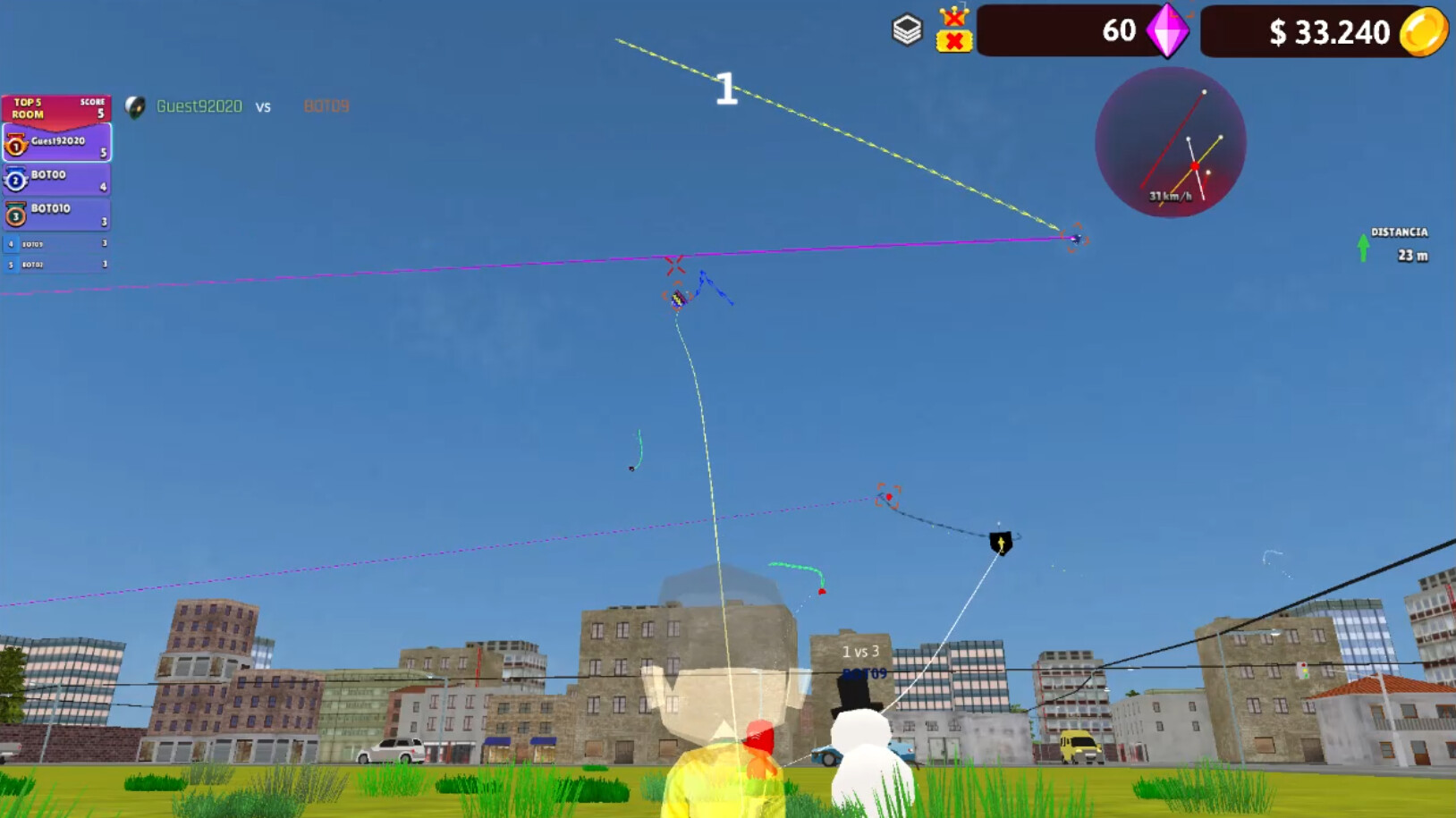 CS Diamantes Pipas: Kite Game