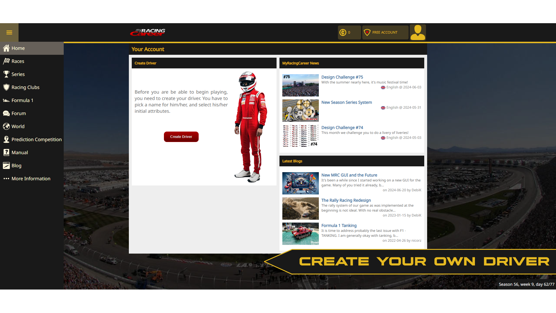 My Racing Career