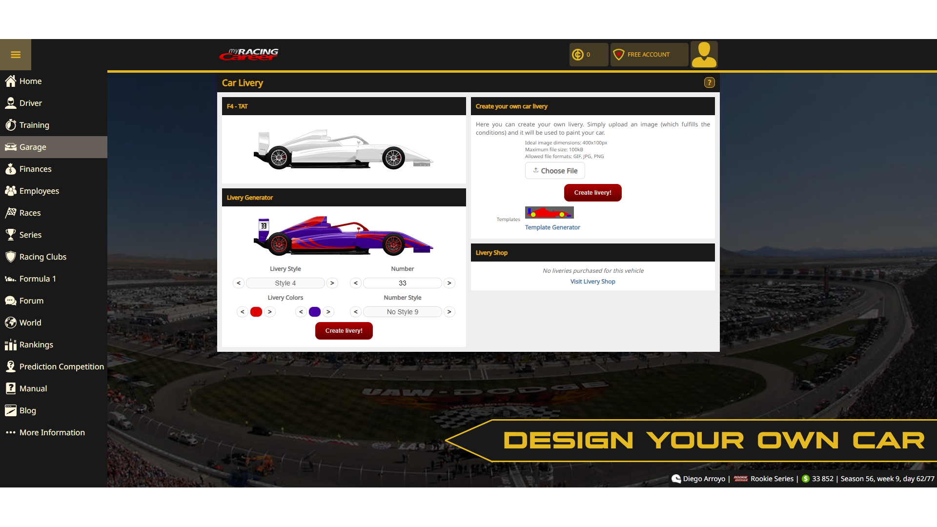 My Racing Career