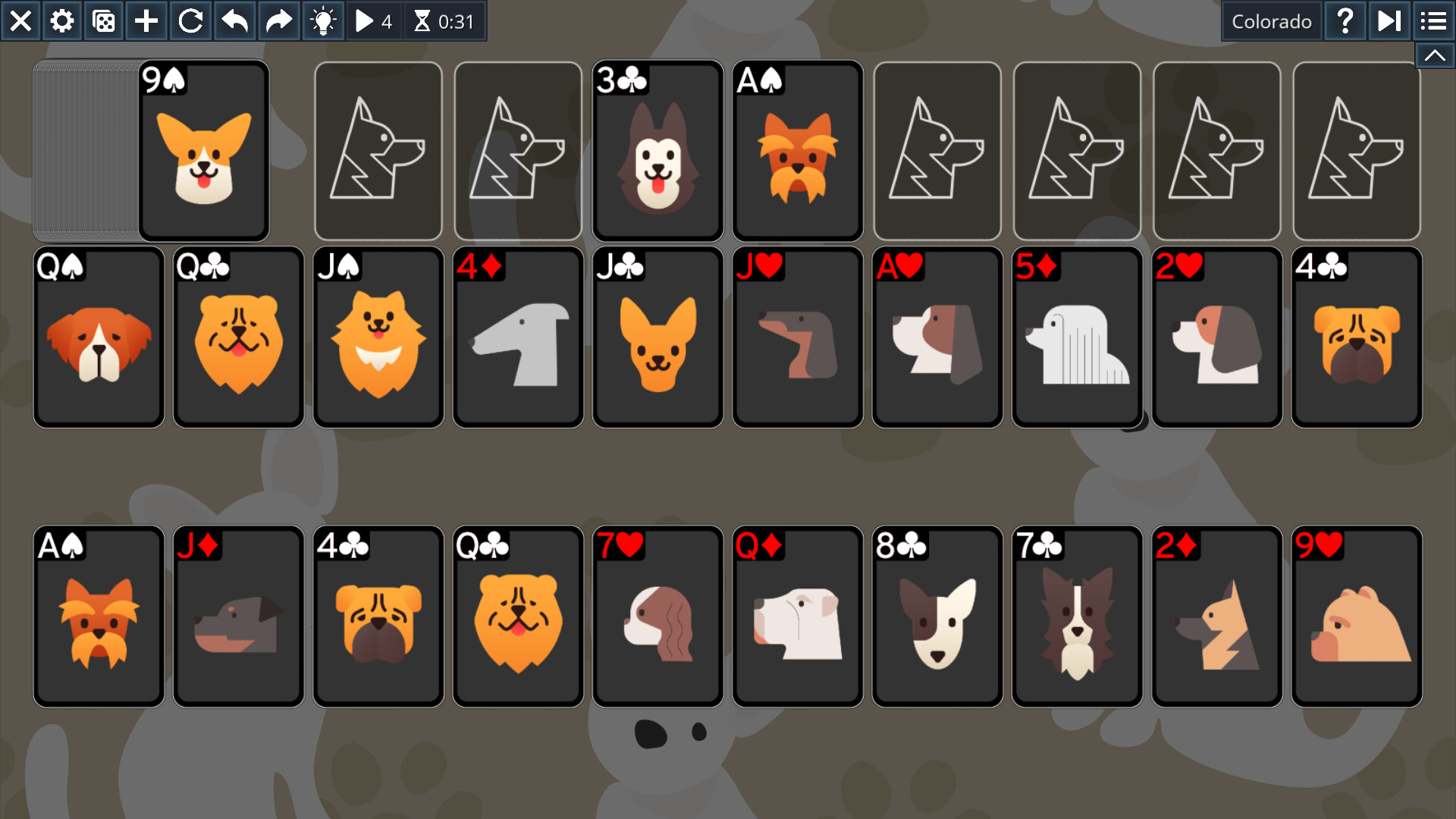 Free Solitaire: Dogs