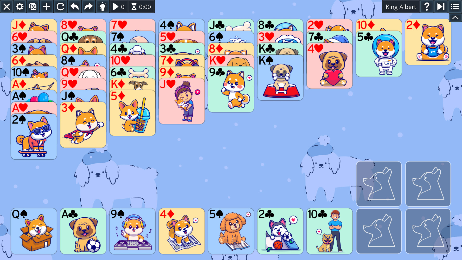 Free Solitaire: Dogs