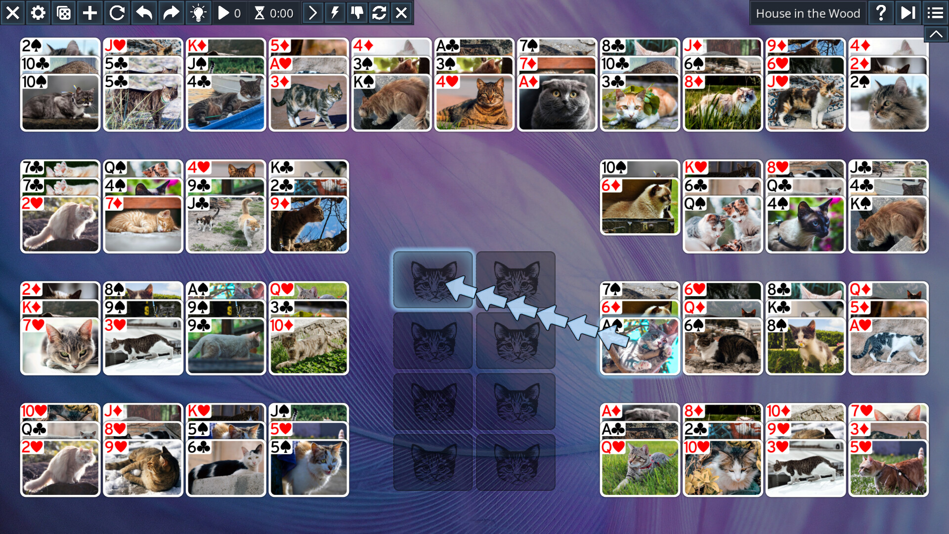 Free Solitaire: Cats