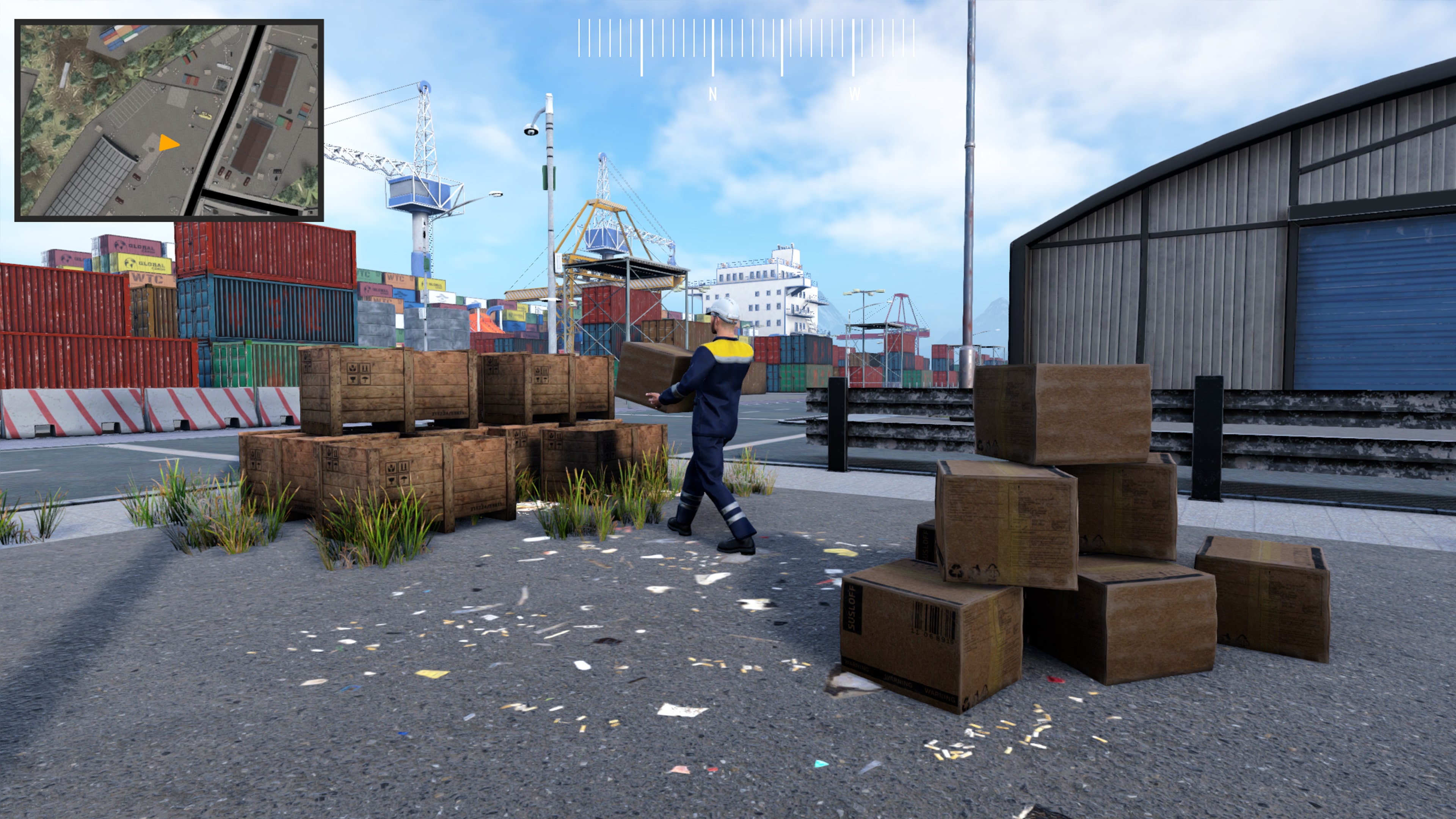 Port Logistics Simulator: Dockside Harbor Handling
