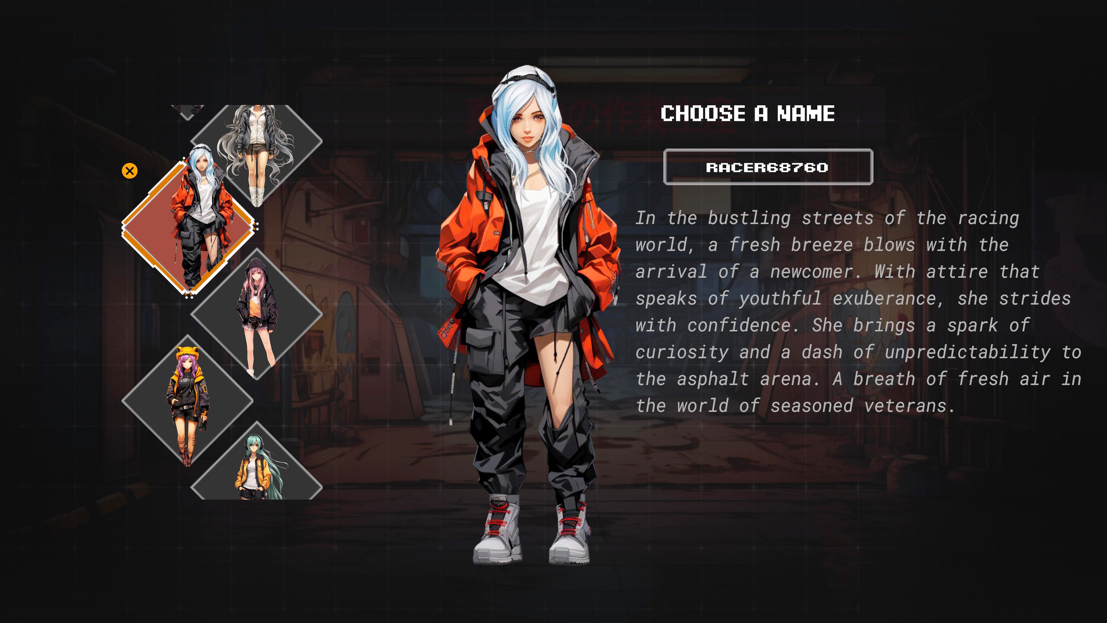 JDM Pixel Street Car Racing