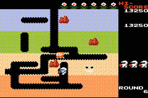 Famicom Mini: Dig Dug
