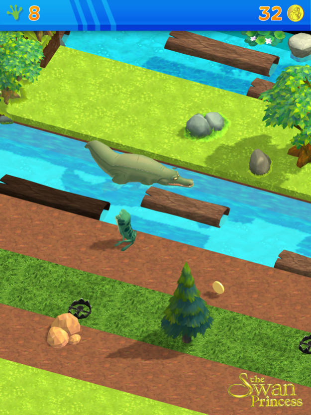 Swan Princess Gator Escape