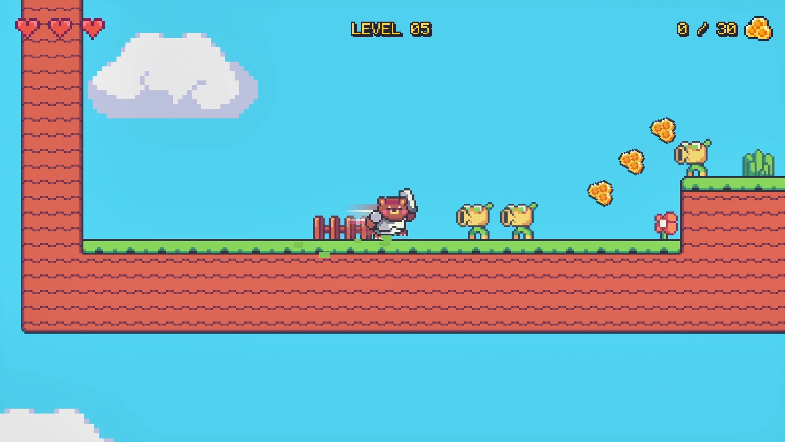 Bear Knight Honey Quest