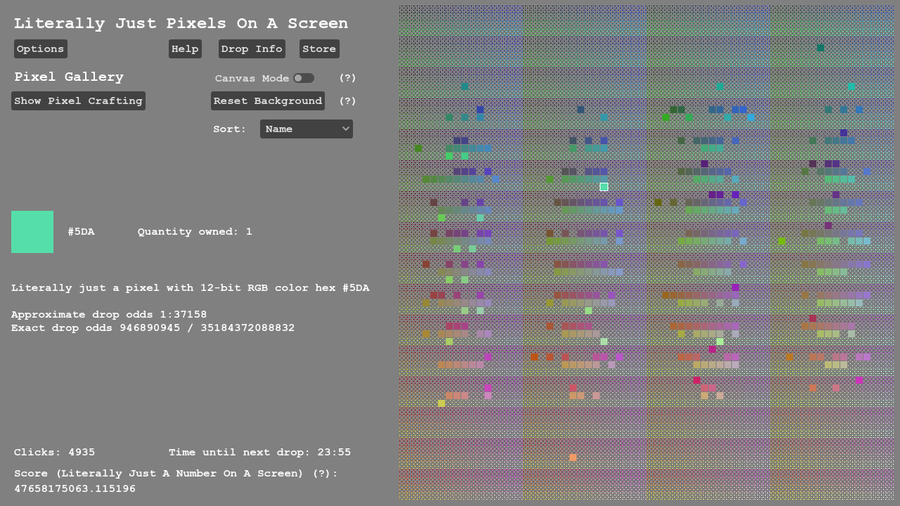 Literally Just Pixels On A Screen